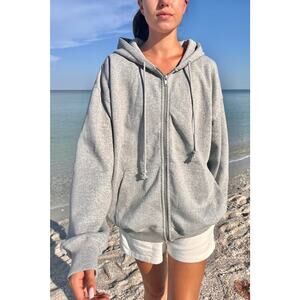 Brandy Melville Christy Zip Hoodie - best for Sz XS-M